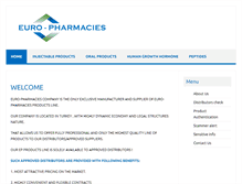 Tablet Screenshot of euro-pharmacies.net